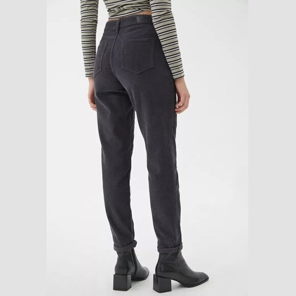 BDG Urban Outfitters High Rise Mom Corduroy Pants Gray Size 25 - Picture 2 of 15